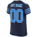 Maillot de football personnalisé en maille bleu-blanc bleu marine poudre authentique Maillot de football personnalisé en maille bleu-blanc bleu marine poudre authentique