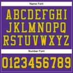 Maillot de football personnalisé en maille violette authentique Green Gold-Kelly Maillot de football personnalisé en maille violette authentique Green Gold-Kelly