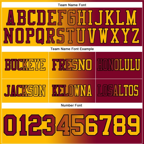 Maillot de football personnalisé en maille authentique à dégradé or-noir et marron Maillot de football personnalisé en maille authentique à dégradé or-noir et marron