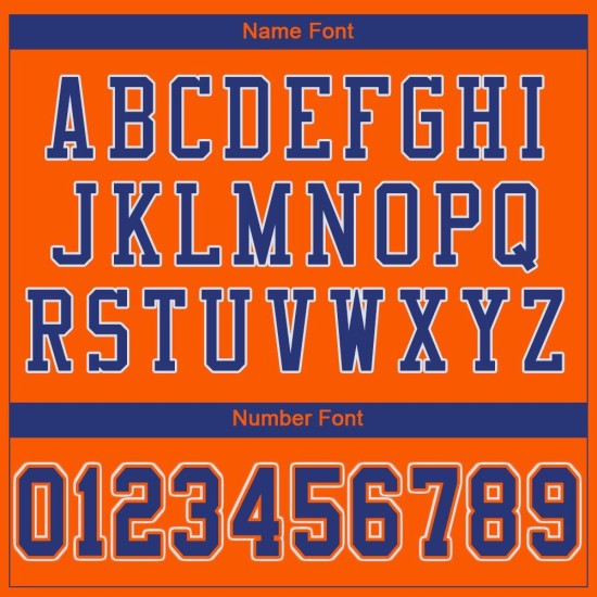 Maillot de football personnalisé en maille orange Royal-White Authentic Maillot de football personnalisé en maille orange Royal-White Authentic